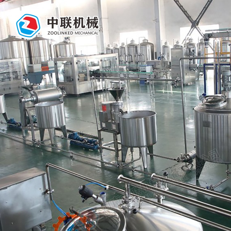 中聯(lián)定制整套粗糧飲料生產(chǎn)線(xiàn) 小型五谷雜糧飲料加工設備