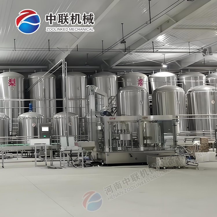 整套藍莓果醋飲料生產(chǎn)線(xiàn)設備